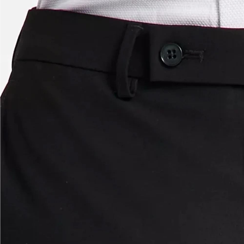 NWT Dkny Men's Modern-Fit Stretch Suit Pants Black 32 X 30